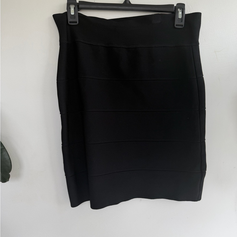 BCBGMaxAzria Black Pencil Skirt